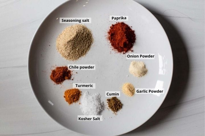 ingredients to make dry rub for grilled chicken