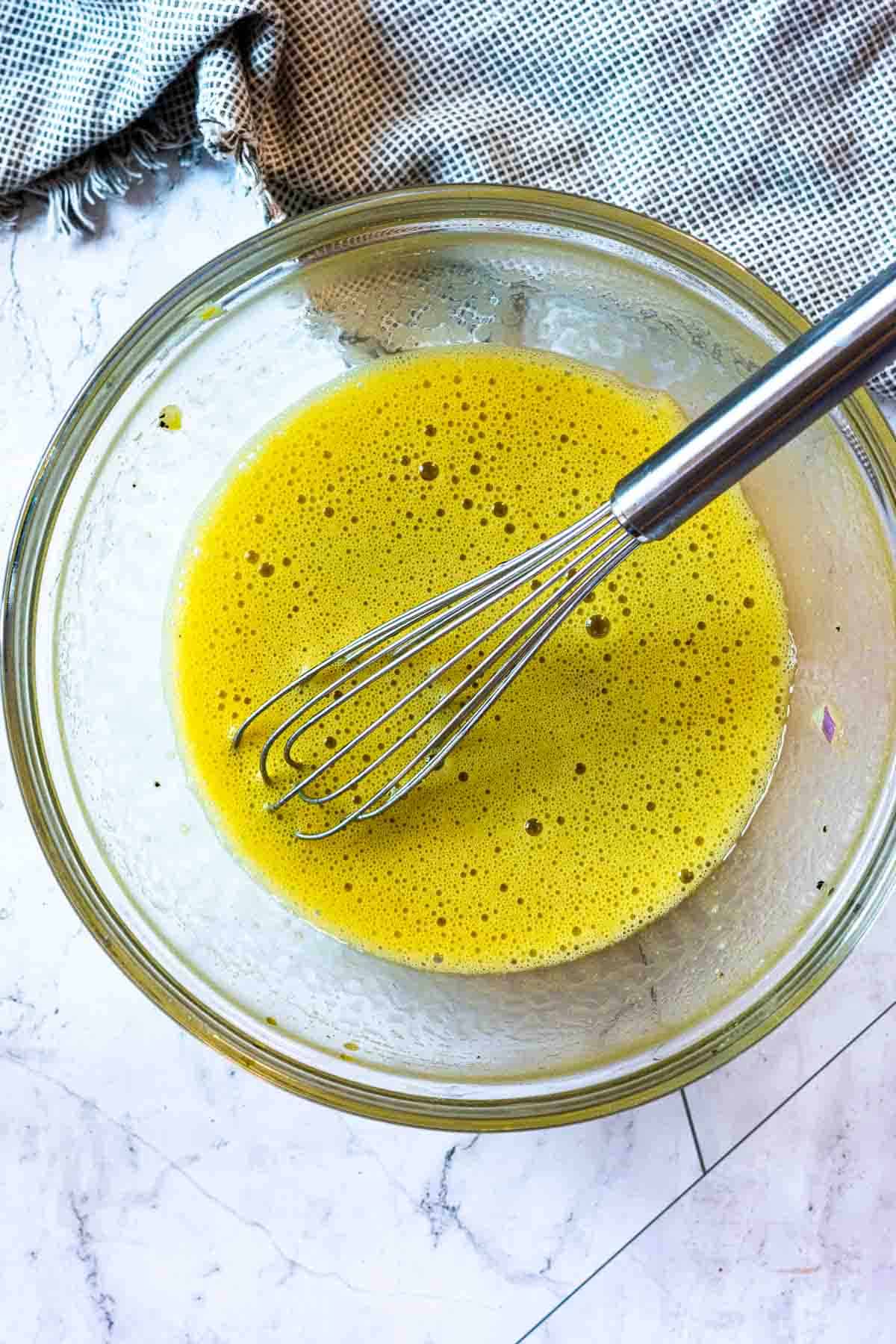 Step 2 to make Dijon Vinaigrette.