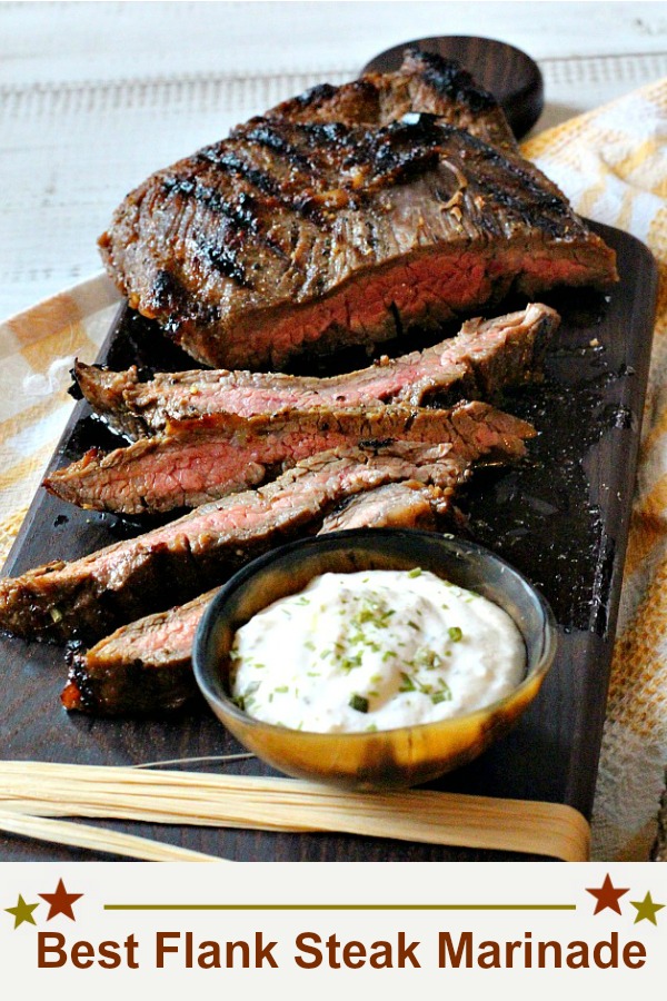 Grilled Flank Steak with Horseradish Cream Sauce Cooking On The Ranch
