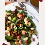 Butter Bean Salad pinterest image.