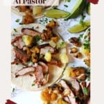 Tacos al pastor pinterest image.