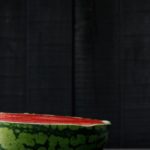 Summer Watermelon Salad. Sweet, salty with olives and feta and with a kick of Harissa, I've been taking this salad everywhere this Summer.