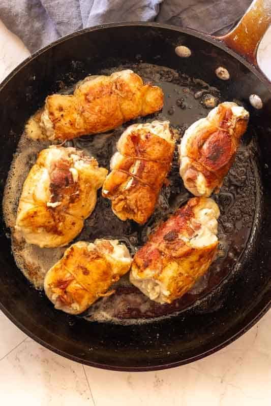 Step 6 to make Chicken with Boursin cheese.
