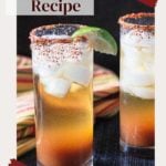 Michelada recipe pin.
