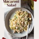 Chicken Macaroni Salad pinterest image.