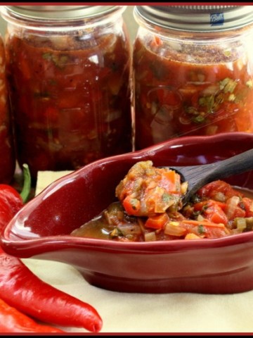 Homemade Salsa Recipe for Canning.