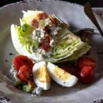 Wedge Salad with Buttermilk Ranch Dressing.