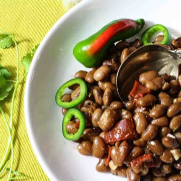 Bolita Beans recipe with smoked paprika and jalapeno.