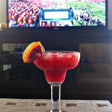 Superbowl drink, Blood Orange Margarita