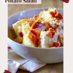 Loaded Baked Potato Salad Pinterest image.