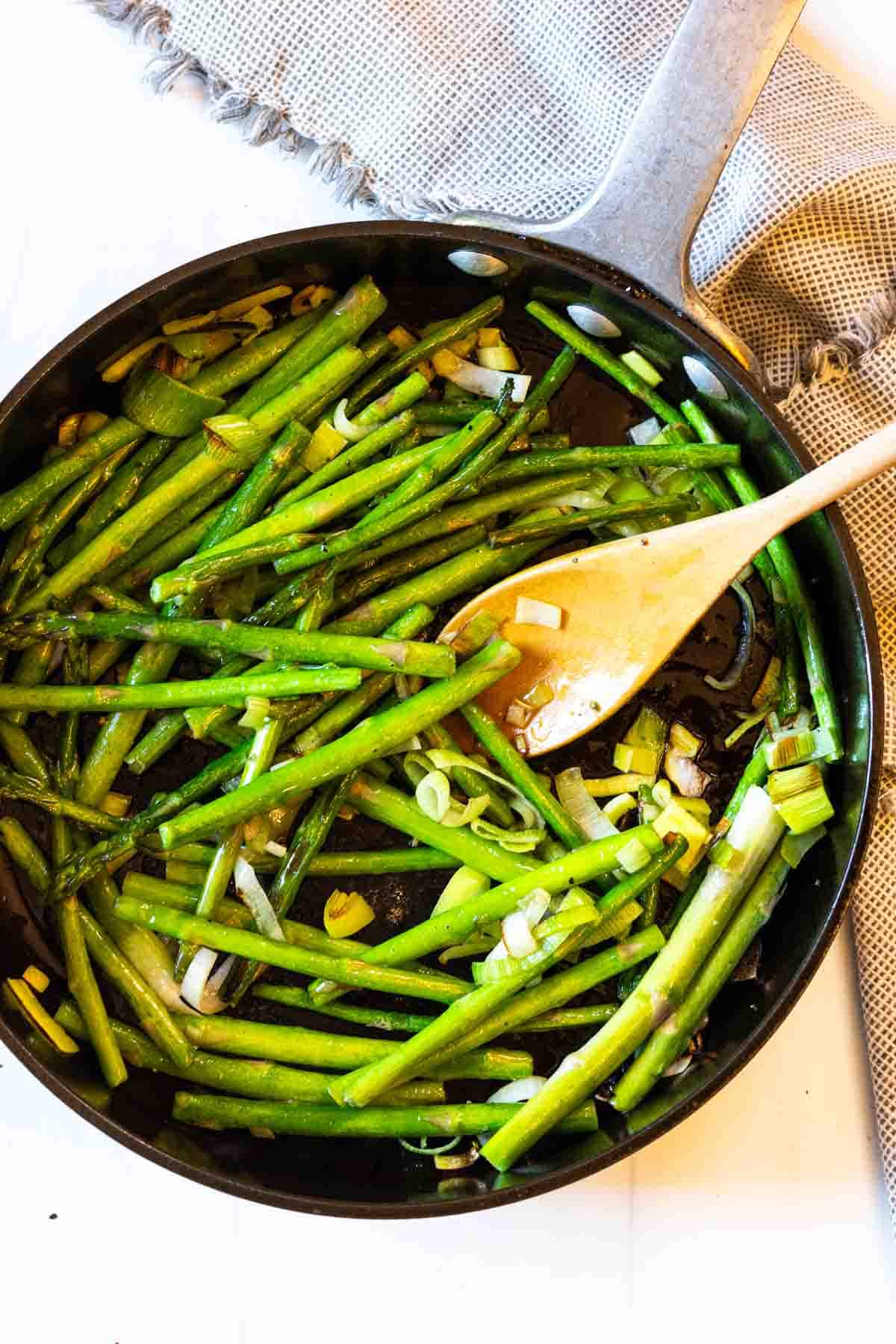 Green vegetable medley step 1.