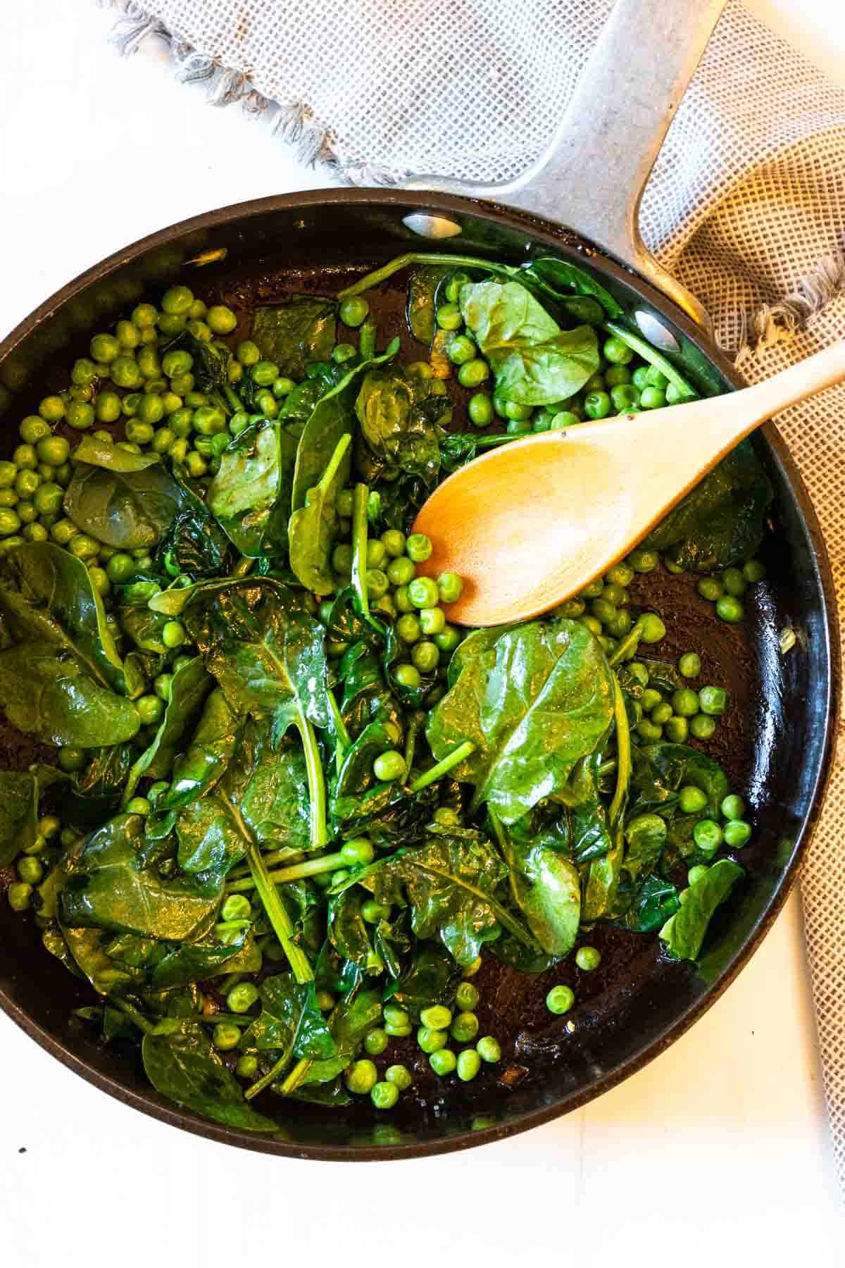 How to make skillet green vegetable medley step 2.