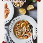 Lemon Ginger Chicken Soup Pin