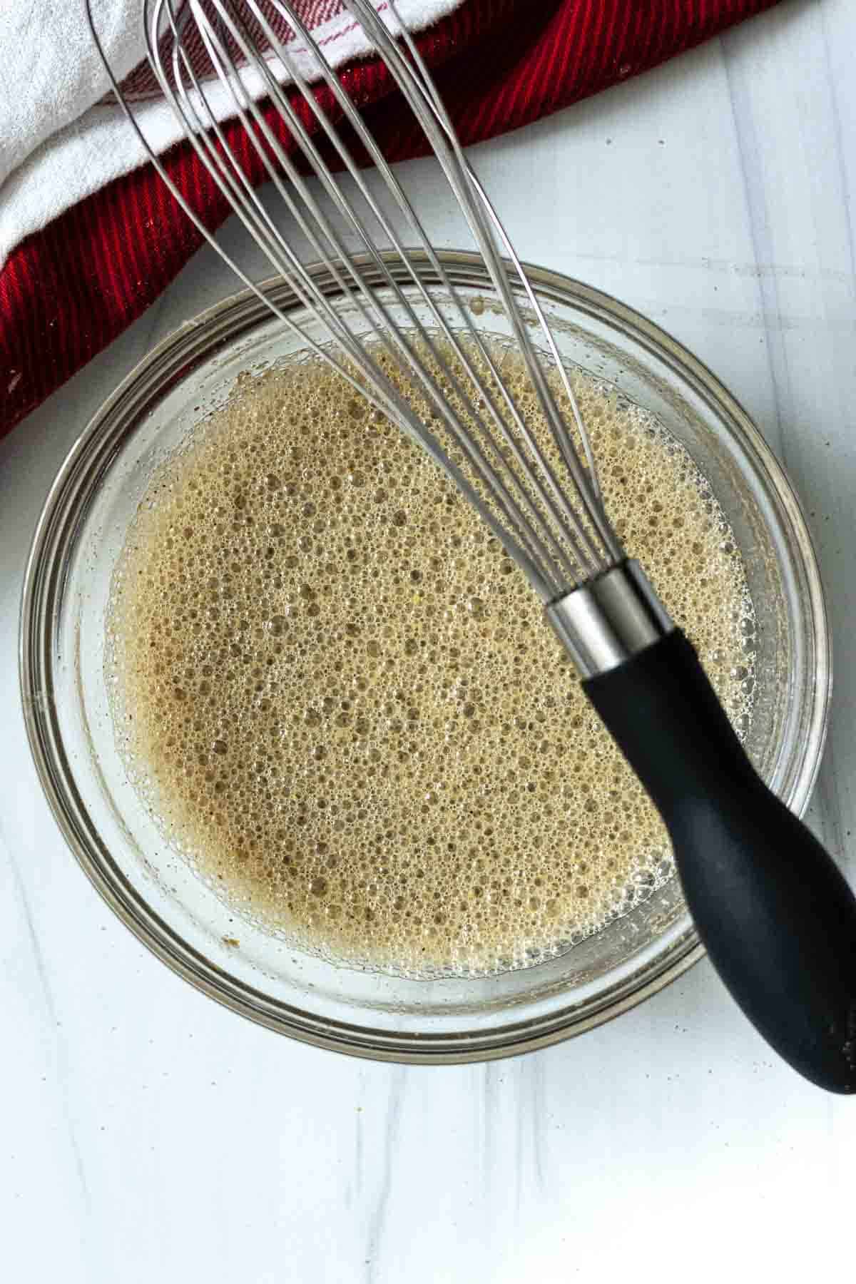 Mustard beer sauce for oven ribs.