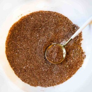 Homemade Taco Seasoning in a bowl.