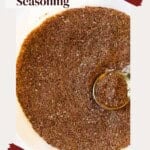 Homemade taco seasoning pinterest image.