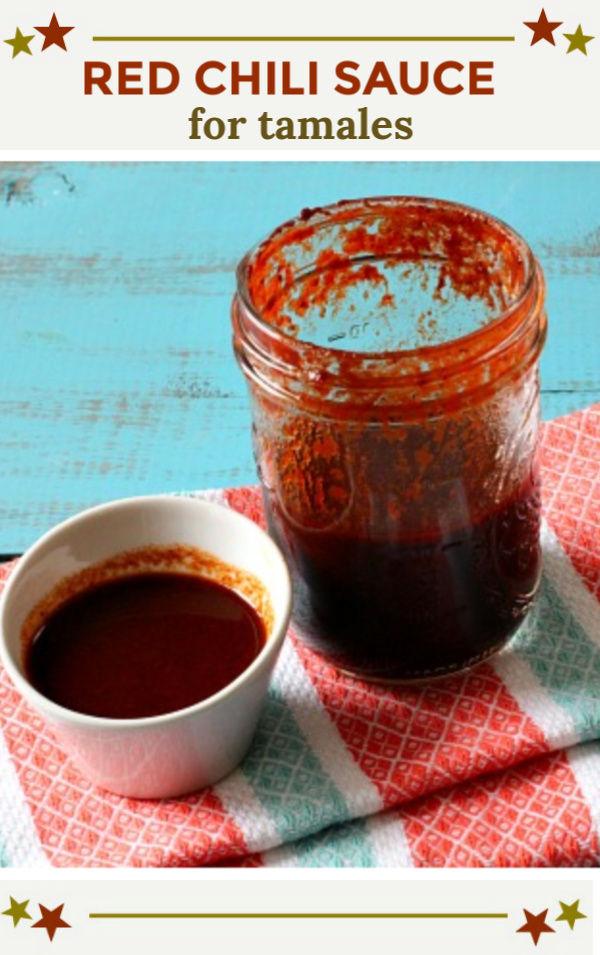 Homemade Red Chile Sauce for Tamales and Enchiladas