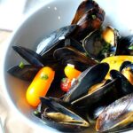 Easy mussel recipe steamed in butter and wine