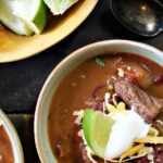 Beef chili with bourbon and beans