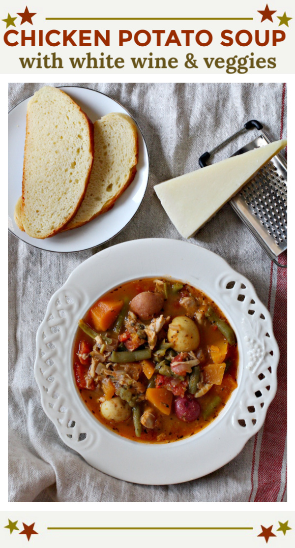 White Wine Chicken Potato Soup Recipe Cooking On The Ranch