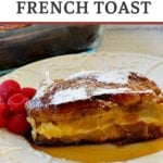 Overnight mango stuffed french toast