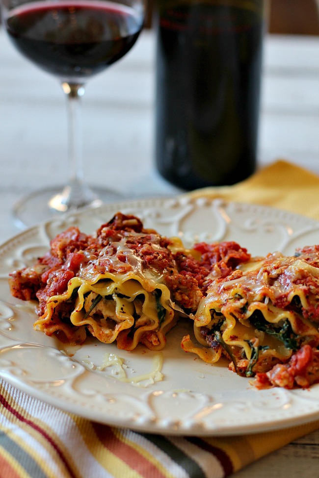 Chicken Spinach Lasagna Rolls | Cooking On The Ranch