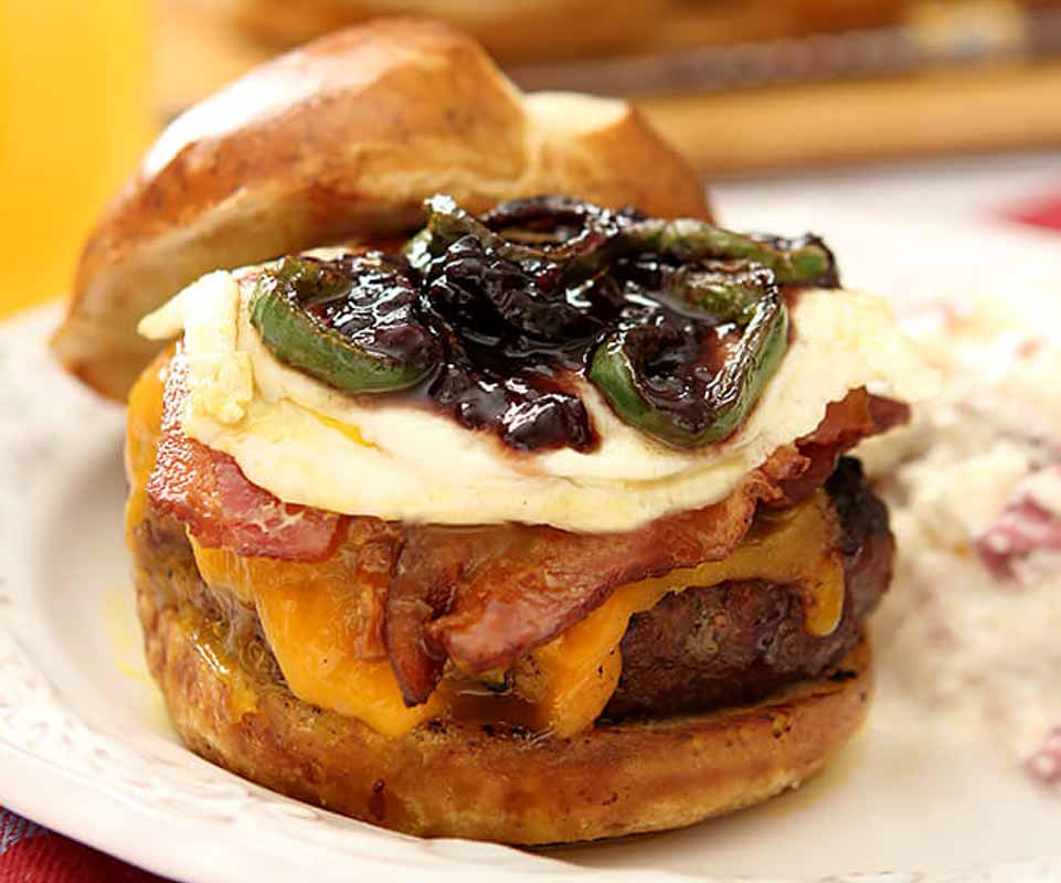 Ted Montana Grill Canyon Creek Burger.