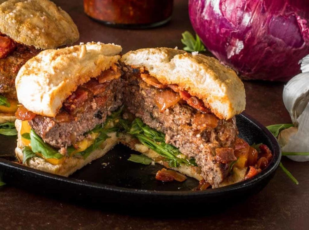 Mushroom burger
