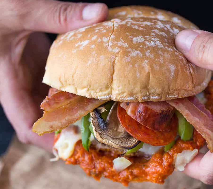 Pizza burger
