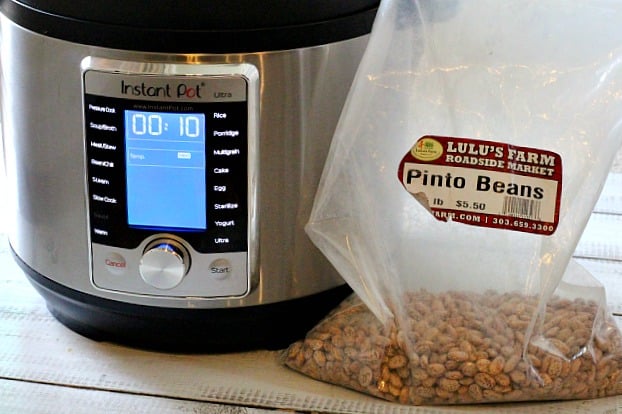 6 quart instant pot and dried pinto beans 
