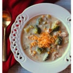 Chicken vegetable chowder pin.