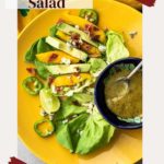 Avocado Mango Salad with Blue Cheese and Bacon.