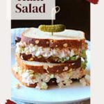 Easy left over ham salad sandwich recipe