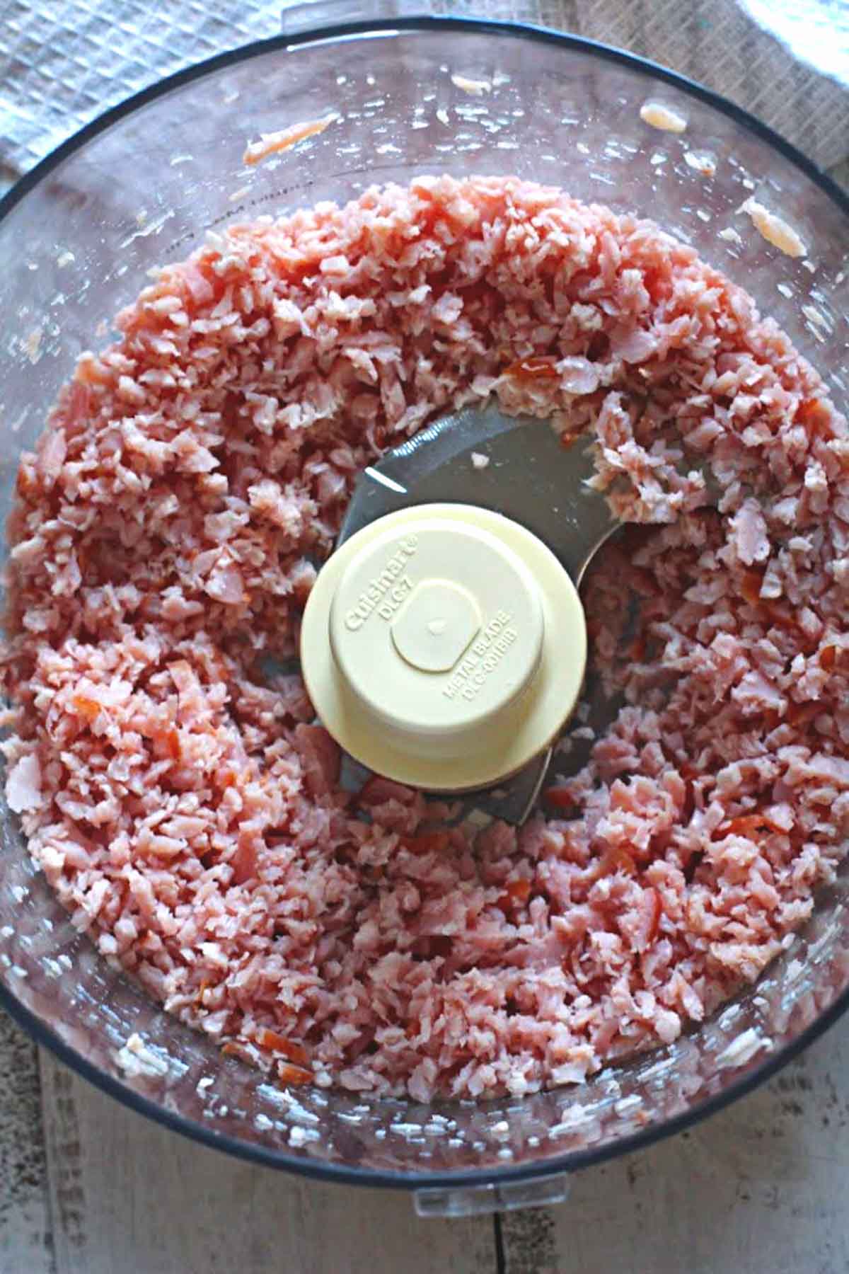 how to make ham salad in a food processor.