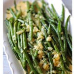 Hericot Verts in Creamy Mustard Sauce