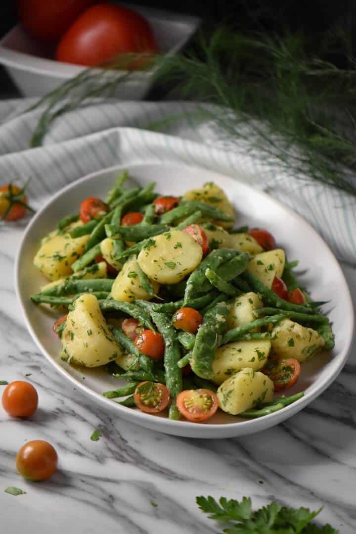 Italian potato and green bean salad
