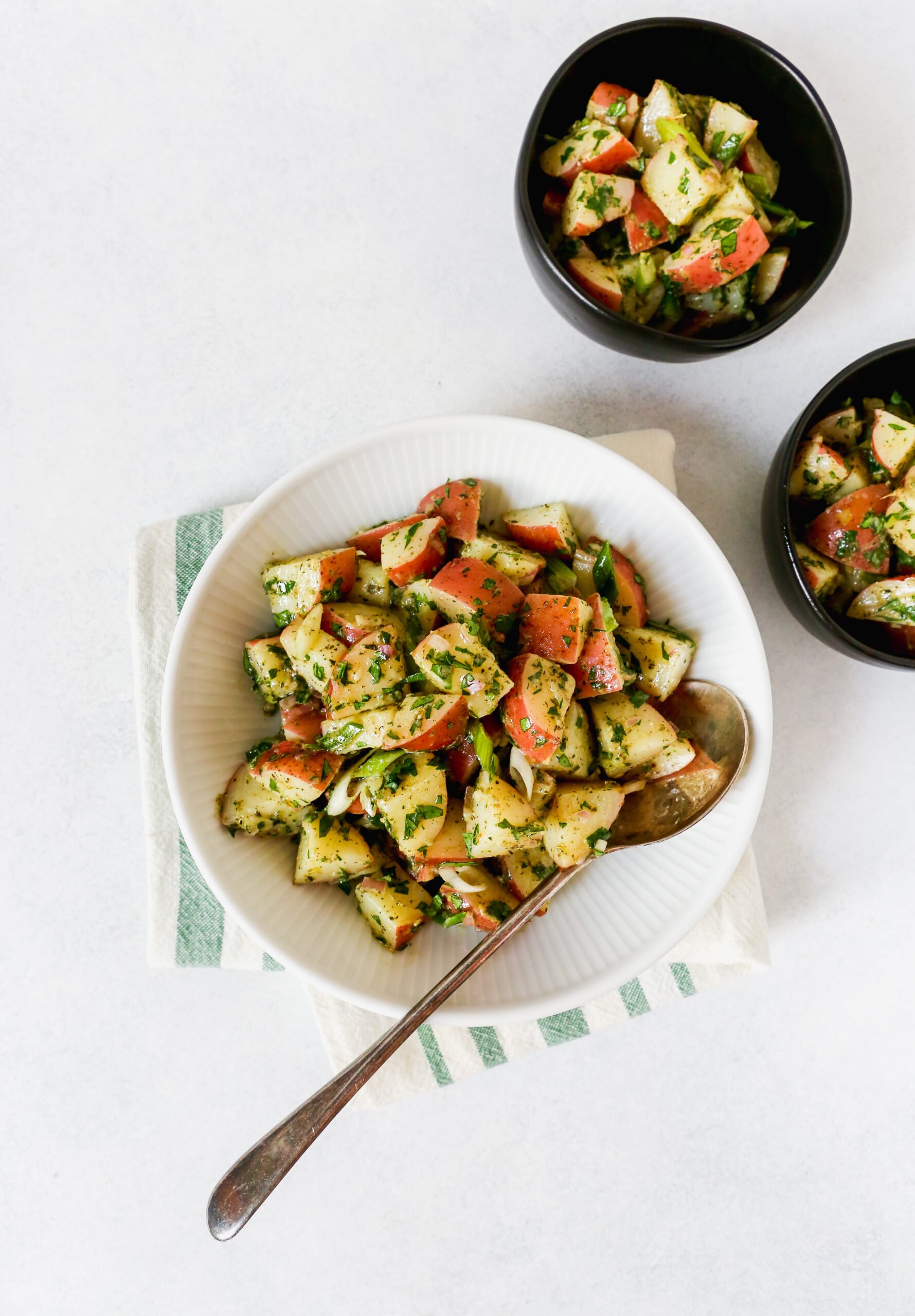 Miso Za'atar potato salad