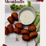 Buffalo chicken meatballs recipe
