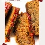 Spicy Sofrito Meatloaf pinterest image.
