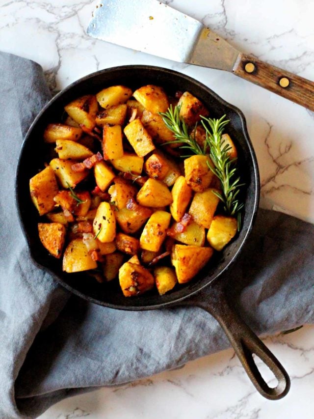 Cast Iron Skillet Potatoes Story Cooking On The Ranch
