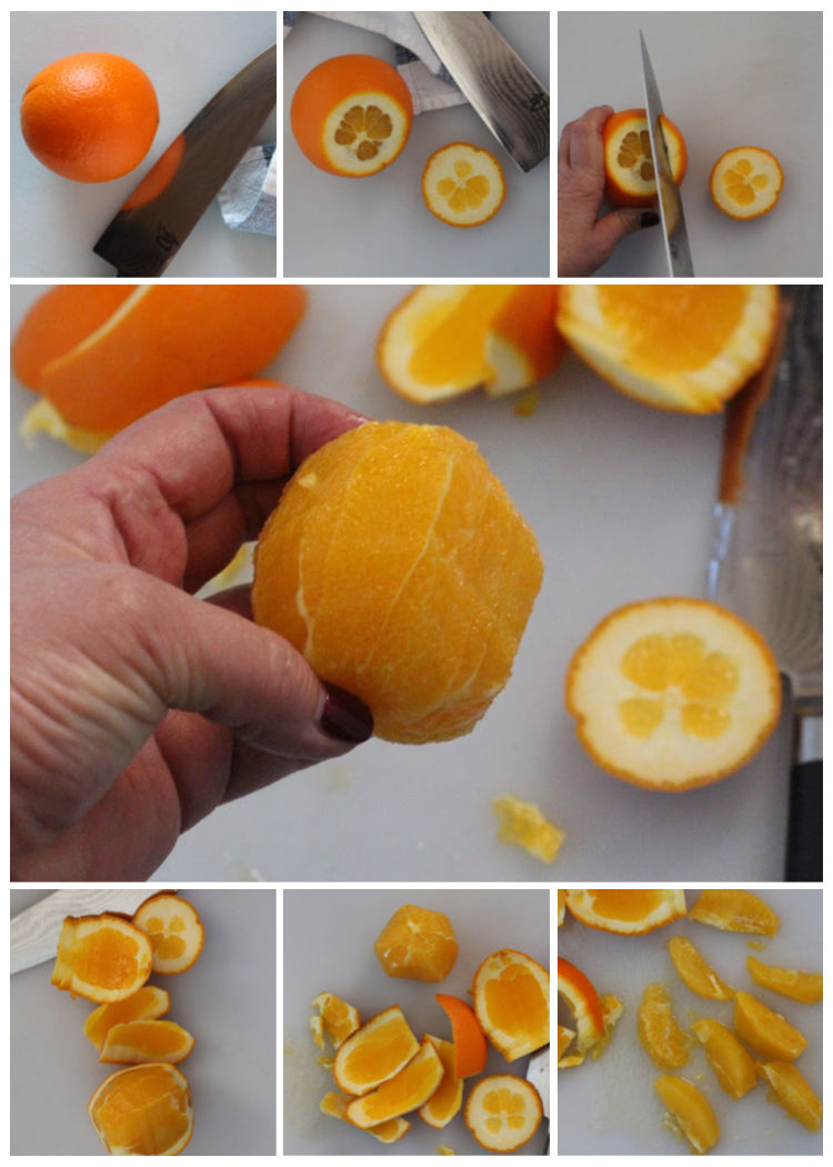 How to peel an orange and get the white pith off.