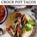Roast beef for crockpot tacos