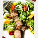 Oven baked pork tenderloin pinterest image.