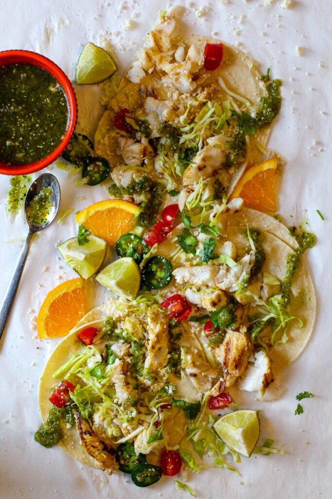 Spicy Tequila-Lime Fish Tacos with Cod | Cooking On The Ranch