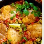 Mexican chicken with rice using chicken thighs