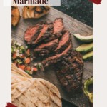 Flank steak fajitas pinterest image.