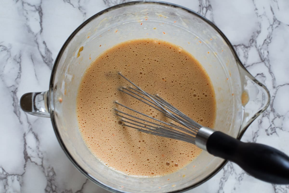 Egg custard for breakfast casserole