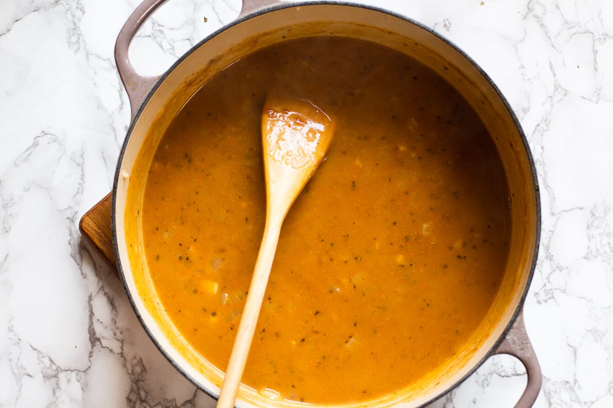 red chile gravy for Carne Adovada