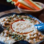 Spicy Hummus Recipe made with Hatch Green Chile Peppers