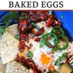 Baked eggs for breakfast